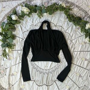 Shein long sleeve + halter combo top